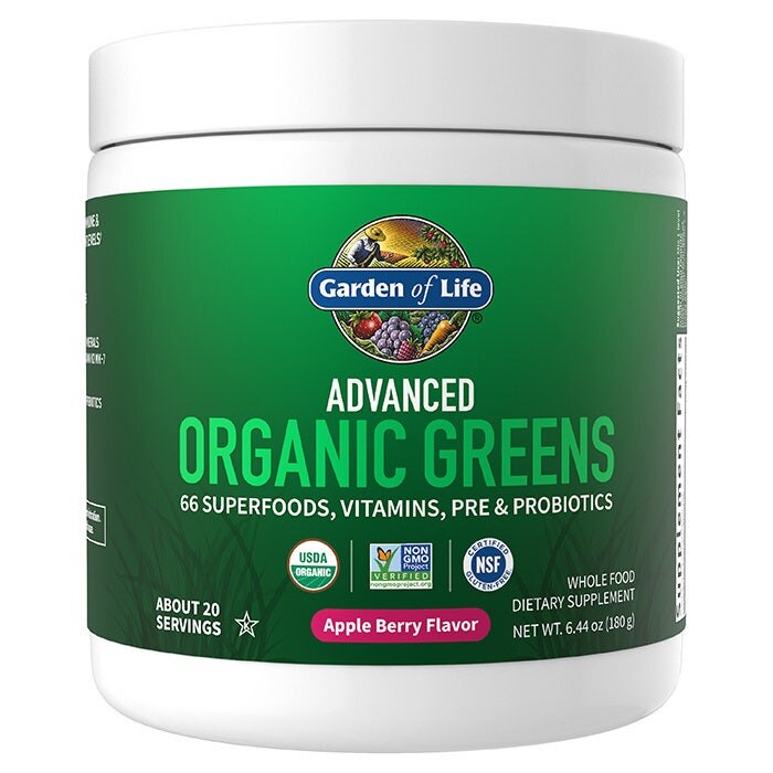 Greens Superfood Powder – Complete Organic Greens, Apple