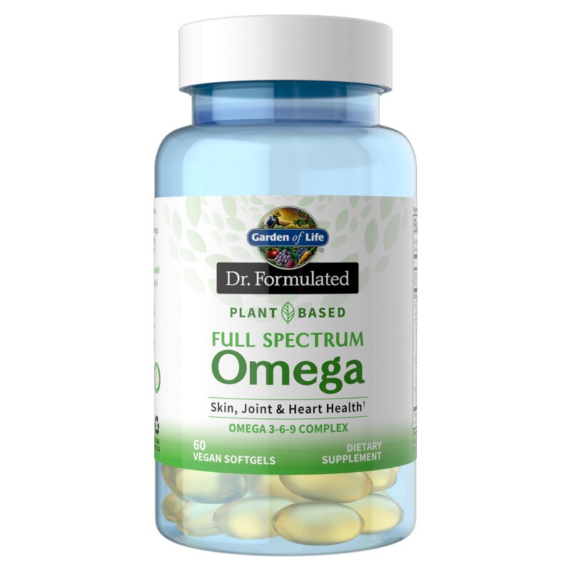 Dr. Formulated Plant-Based Full Spectrum Omega Softgels | Garden