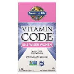 Vitamin Code 50 and Wiser Women's Multi Capsules