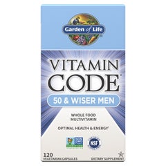 Vitamin Code 50 and Wiser Men's Multi Capsules
