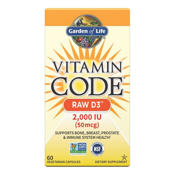 Vitamin D3 2,000 IU Vitamin Code Garden of Life