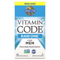Vitamin Code Raw One for Men Multivitamin Capsules