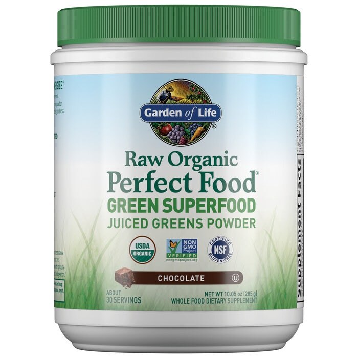 Green Superfood Chocolate Powder Garden of Life