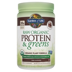 Raw Protein & greens Chocolate Cacao 22oz (610g) Powder