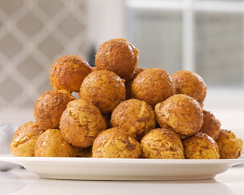 gingerbread donut holes