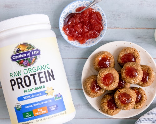 Peanut Butter and Jelly Energy Bites