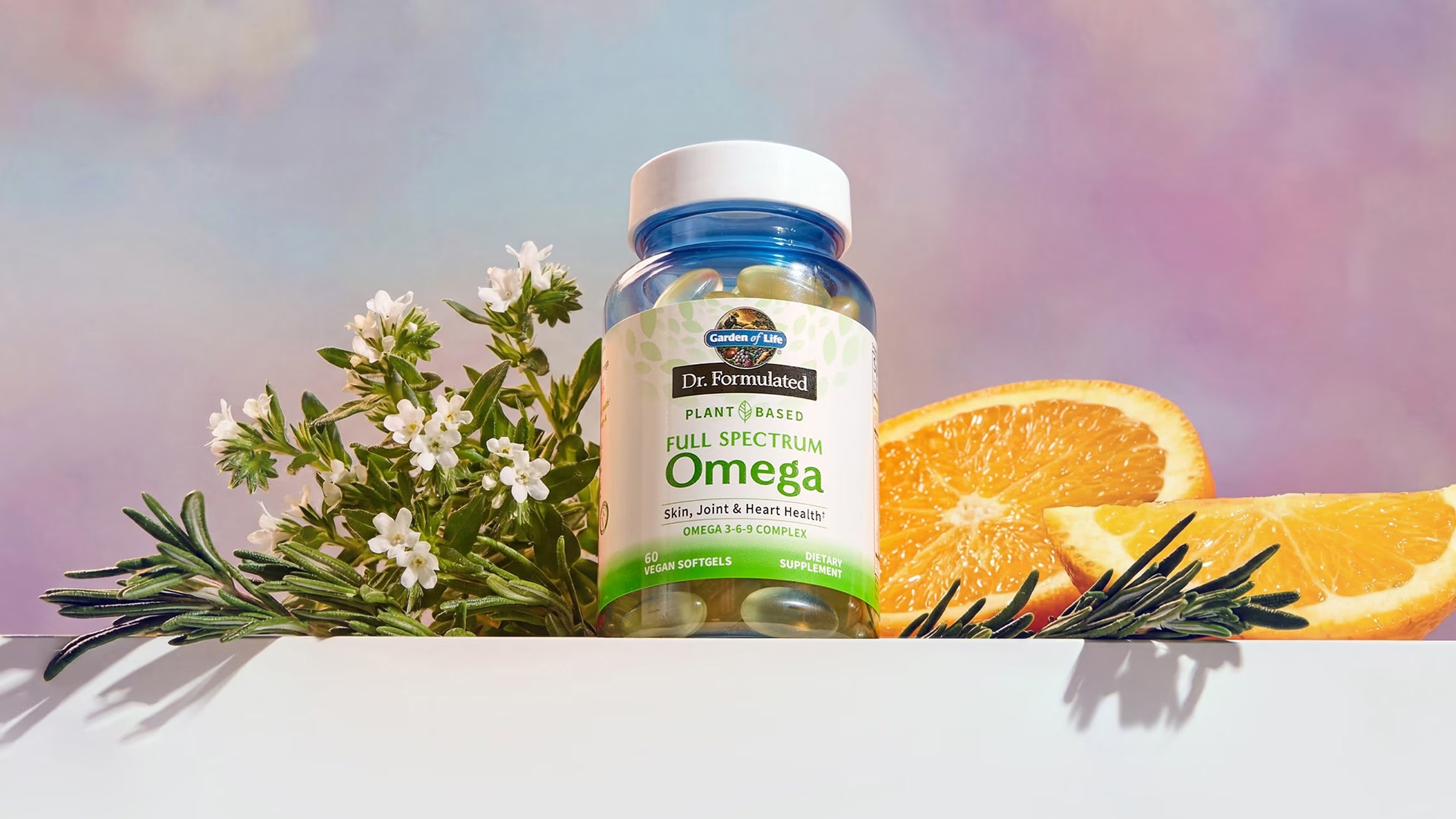 Dr. Formulated Plant-Based Full Spectrum Omega Softgels | Garden