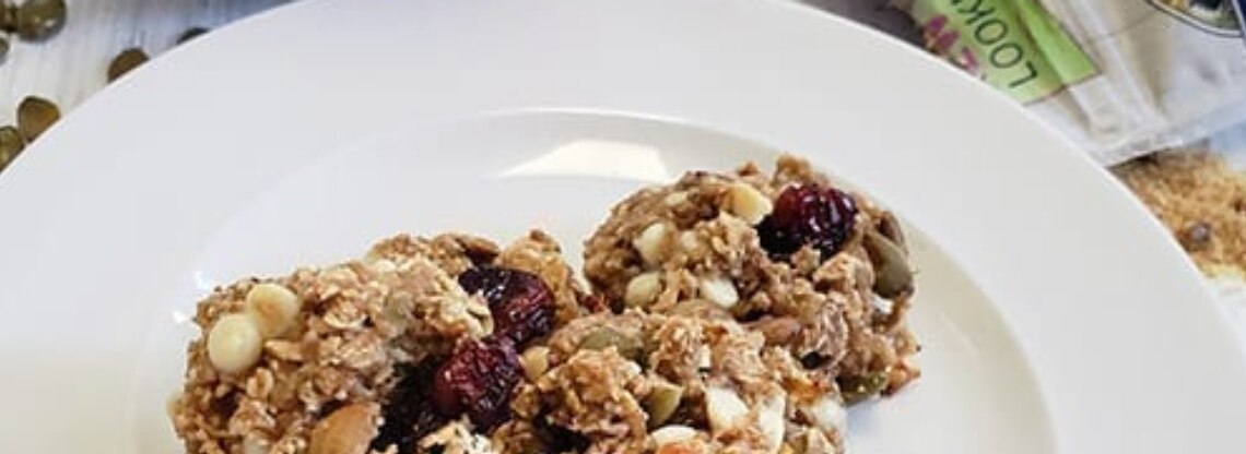 blueberry protein granola bites