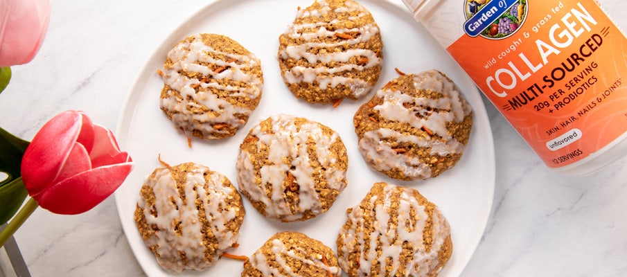 Collagen Carrot Cake Cookie Recipe