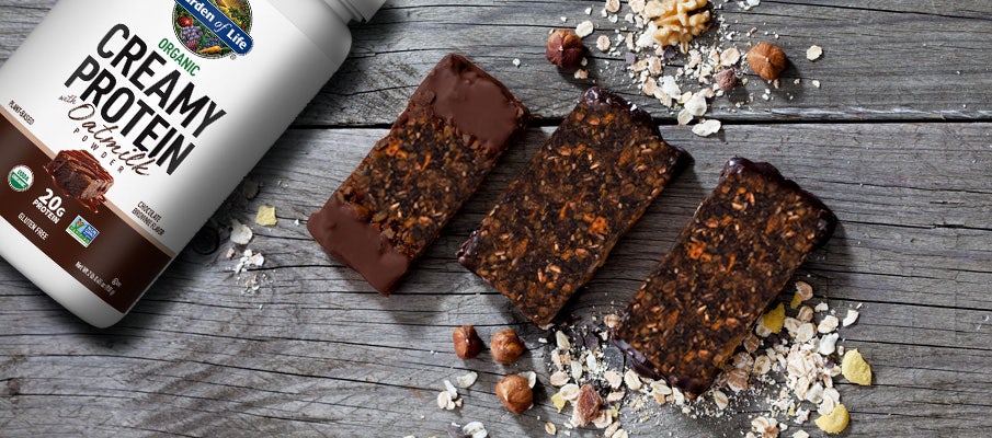 No Bake Creamy Oat Bars Recipe