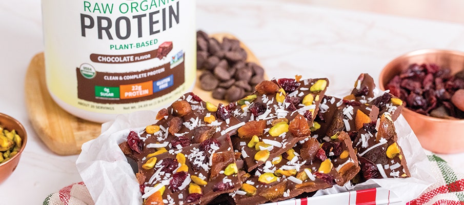 chocolate protein bark