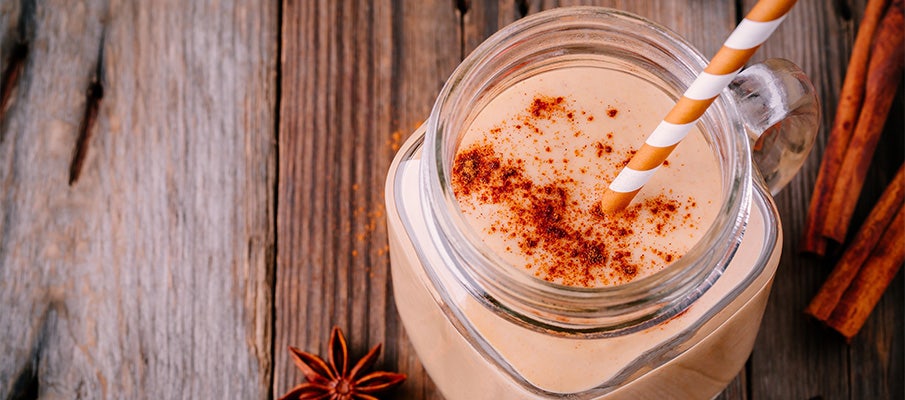 cinnamon blueberry smoothie