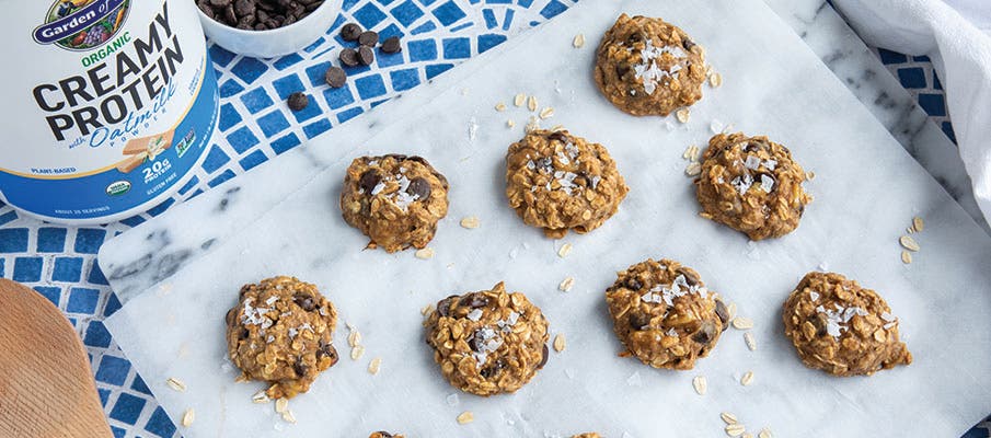 creamy protein cookies