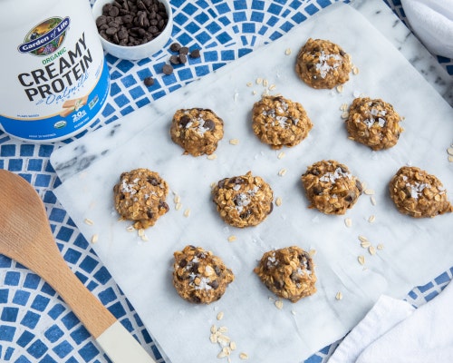 Creamy Oatmeal Protein Cookies