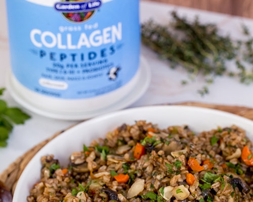 Mushroom and Farro Stuffing Recipe