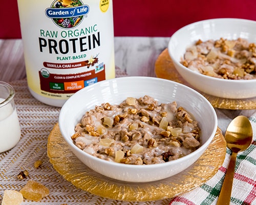 Gingerbread Protein Oatmeal