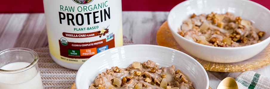 Gingerbread Protein Oatmeal