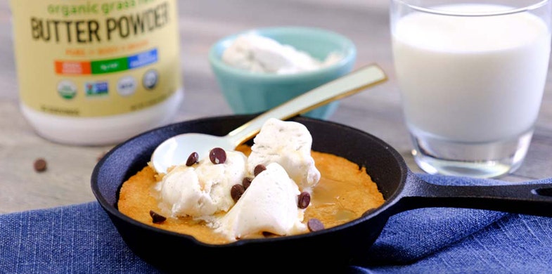 keto cookie skillet