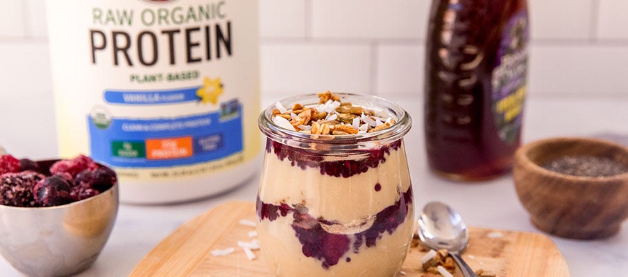 protein pudding parfait