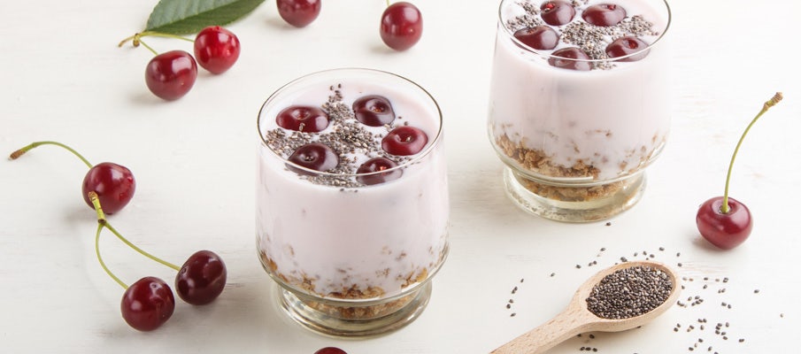 cherry chai smoothie