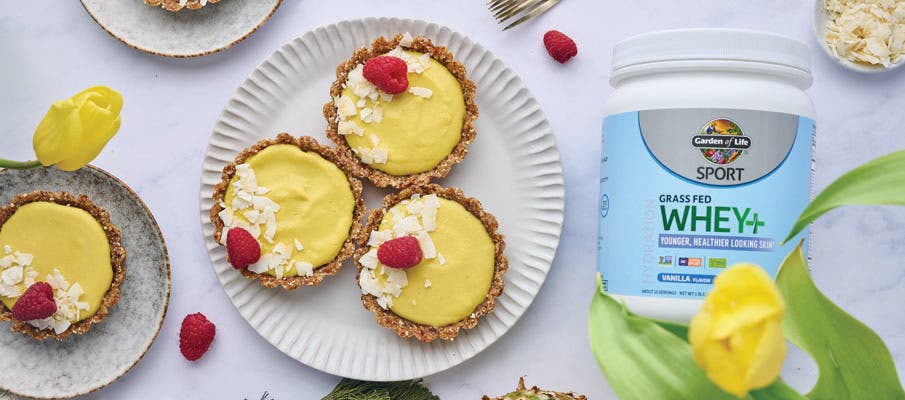 Protein Pineapple Coconut Tarts