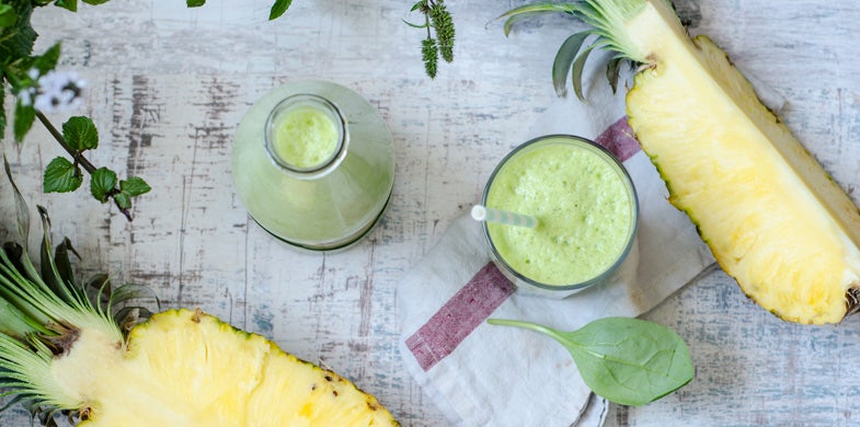 Pineapple Treasure Smoothie in a glass