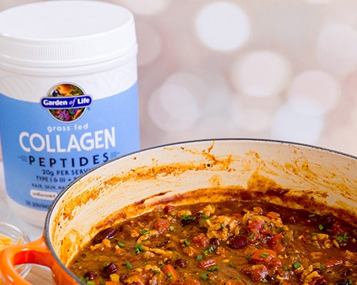 Pumpkin Chicken Chili with Collagen