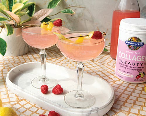 lemon mocktail mimosa