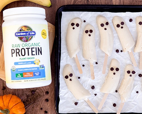 Protein Banana Ghost Pops Recipe