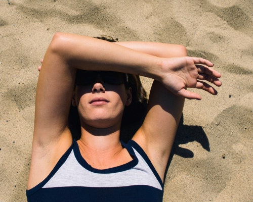 sun tanning 