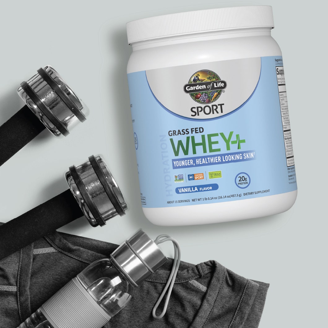 grass fed vanilla whey protein powder