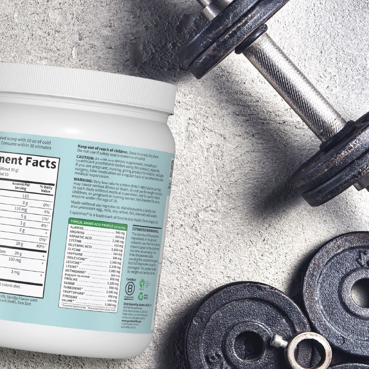 grass fed vanilla whey protein powder