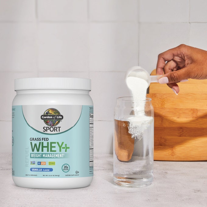 grass fed vanilla whey protein powder