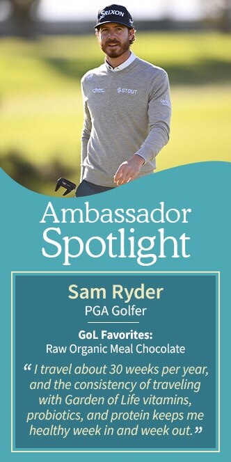 garden of life ambassador sam ryder