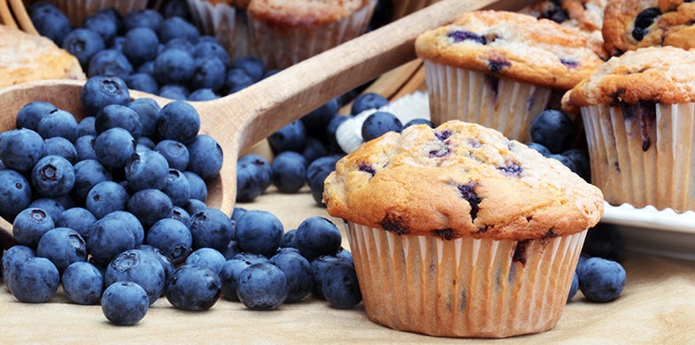 Big Bear Blueberry Muffins