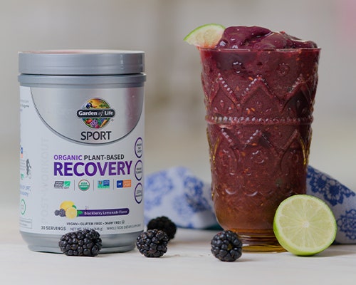 Garden of Life Recipe, Blackberry Recovery Slushie