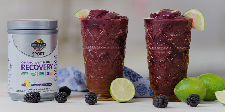 Garden of Life Recipe, Blackberry Recovery Slushie