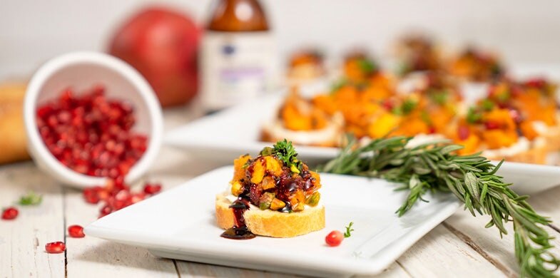 butternut squash bruschetta