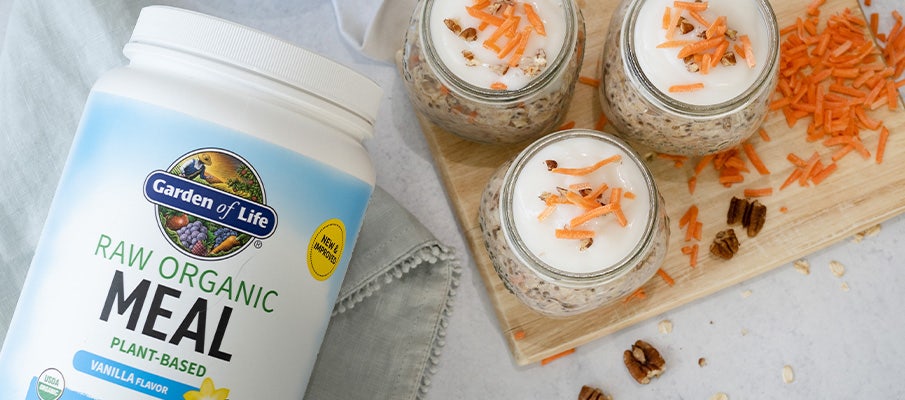 Carrot Cake Overnight Oats Recipe