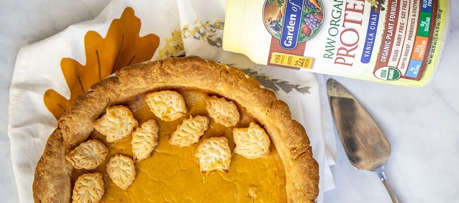 vanilla chai pumpkin pie