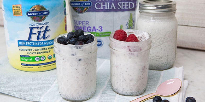 chia seed protein pudding