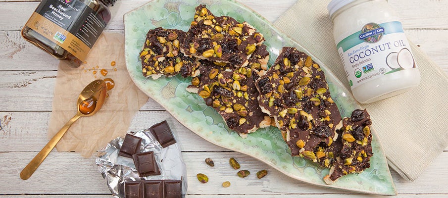 chocolate honey bark