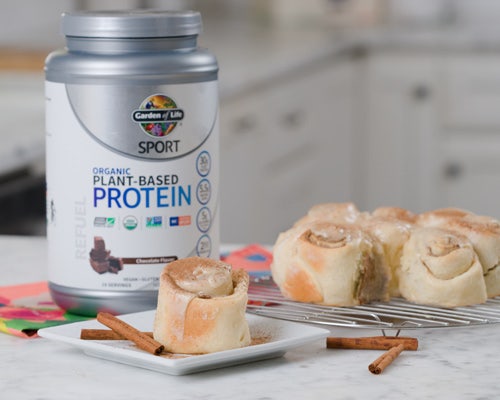 Garden of Life Recipe, Cinnamon Protein Rolls