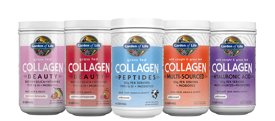 garden of life grass fed collagen powders