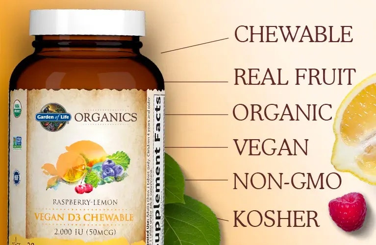 Garden of Life Vitamin d Chewables