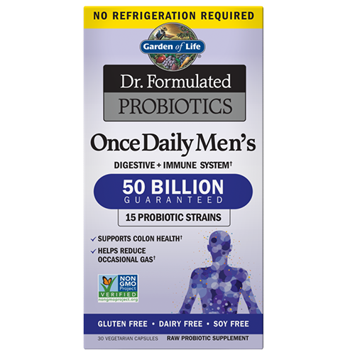 dr. formulated once daily mens probiotics 50 billion