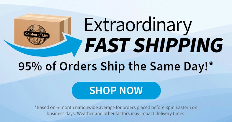 garden of life fast shipping