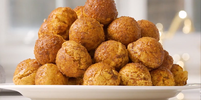 gingerbread donut holes