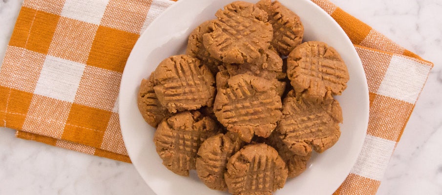 grain free pumpkin PB cookies