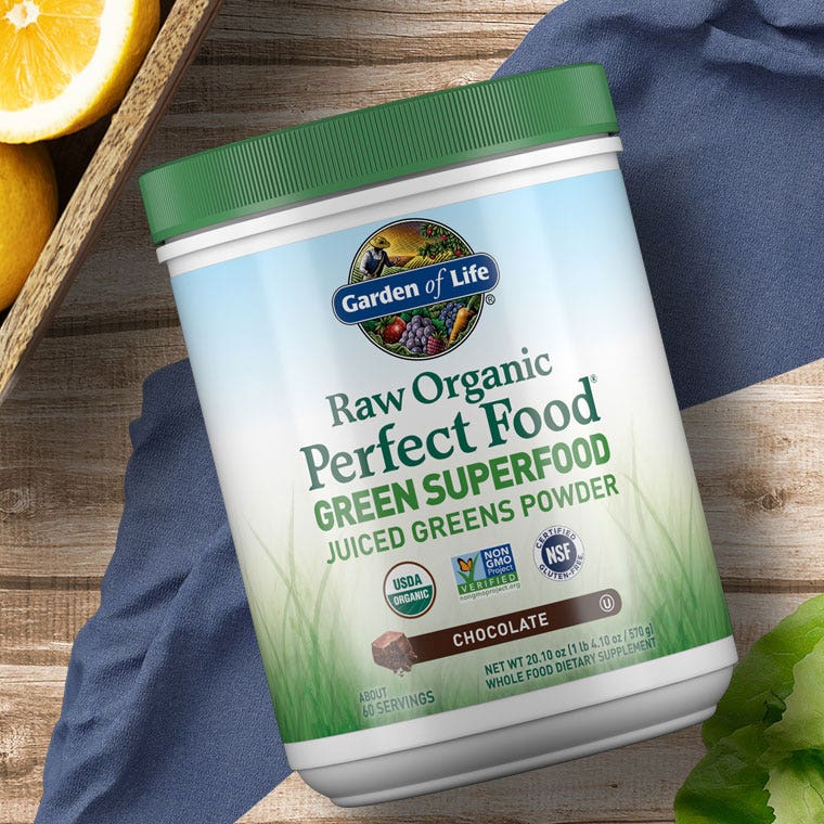 Green Superfood Chocolate Powder
